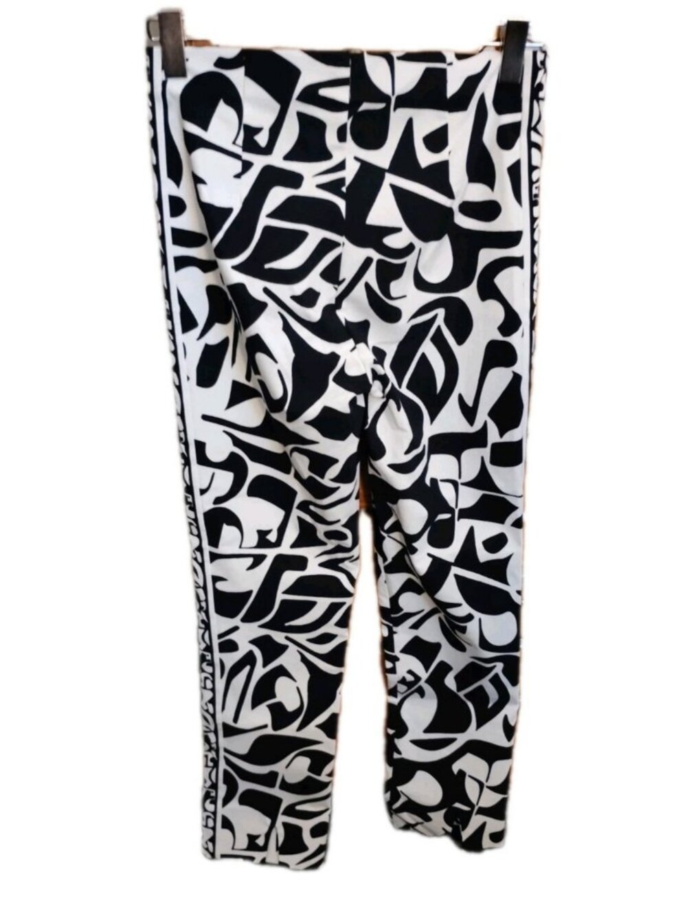 Joseph Ribkoff 28X27 Vanilla Abstract Print Pull On Ankle Pants 222011 Size 6